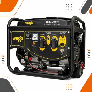 موتور برق ویگو WG4500EW ۳ کیلووات بنزینی استارتی چرخدار | ژنراتور تک فاز